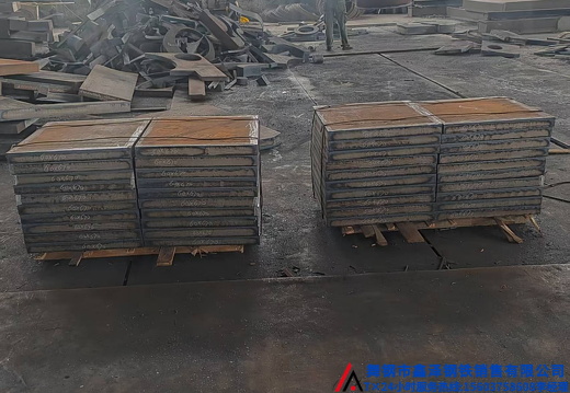 钢板切割托盘打包免熏蒸木箱打包
