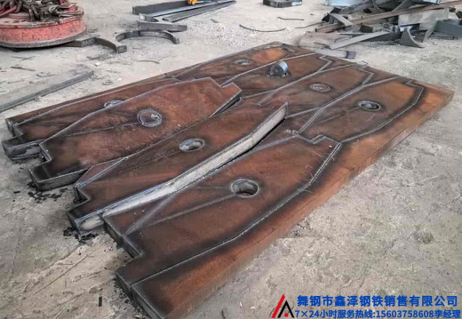 舞钢钢板异形件激光切割下料数控切割下料261301